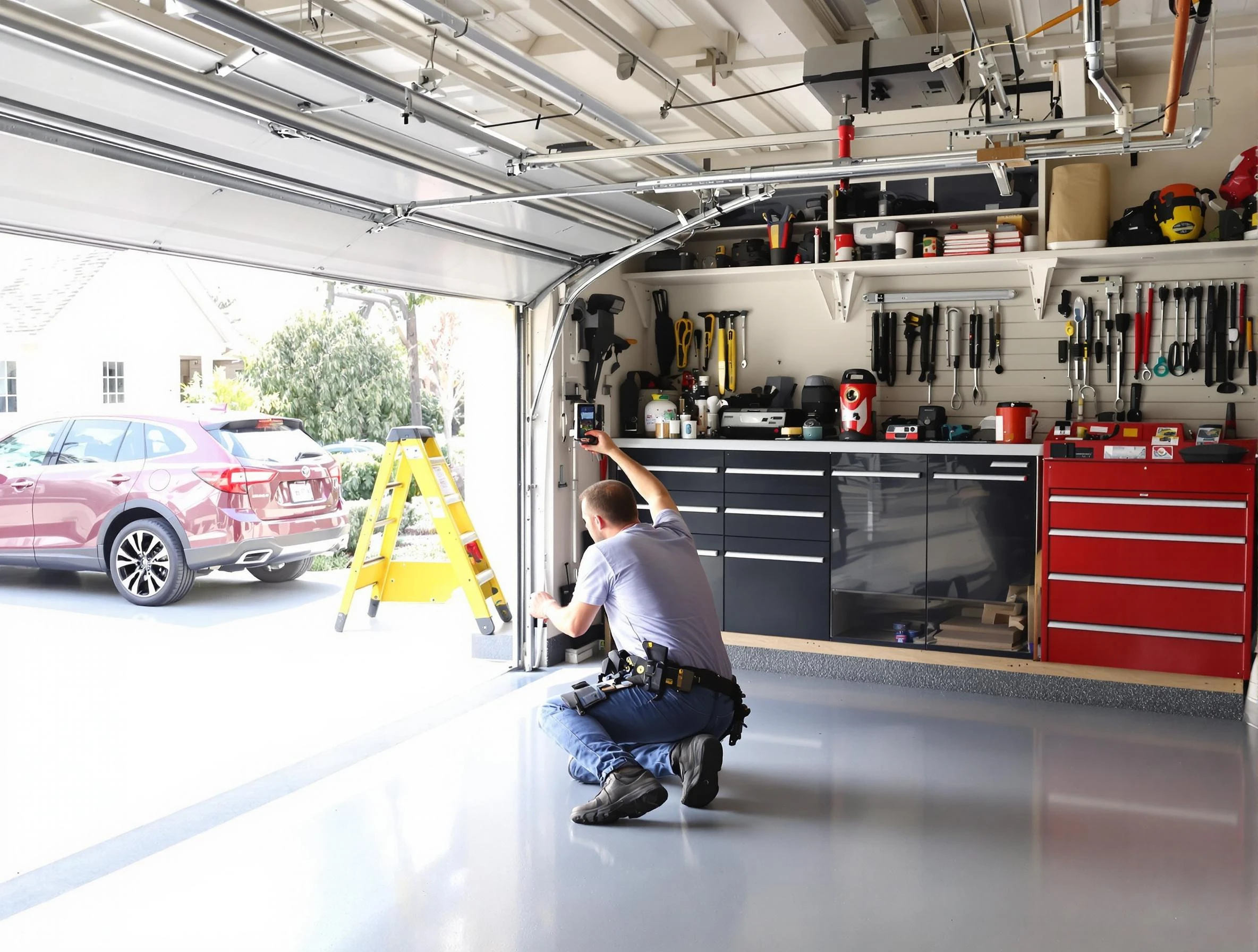 Local garage door repair service by Blackstone Garage Door Repair in Blackstone