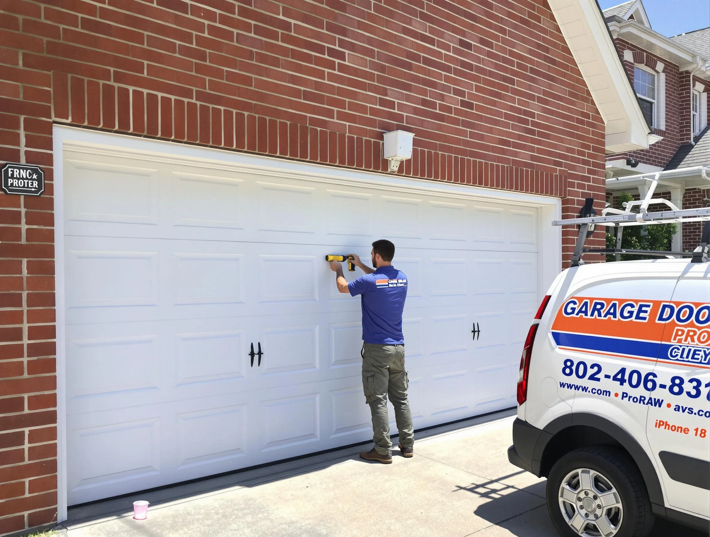 Local garage door repair service by Blackstone Garage Door Repair in Blackstone